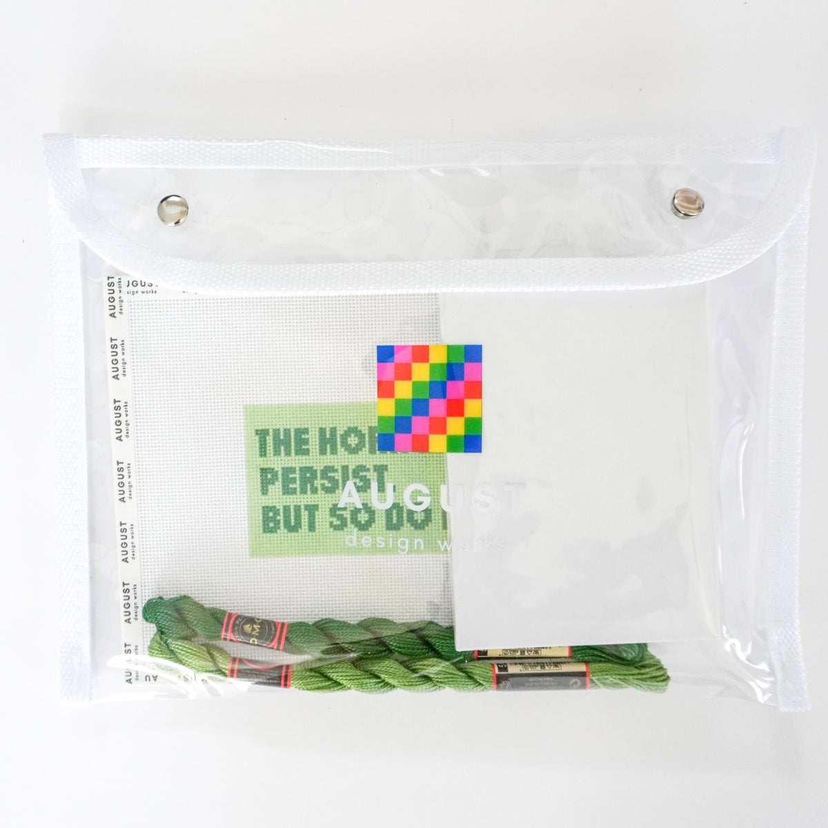 The Horrors Persist But So Do I - Needlepoint Paperweight Kit
