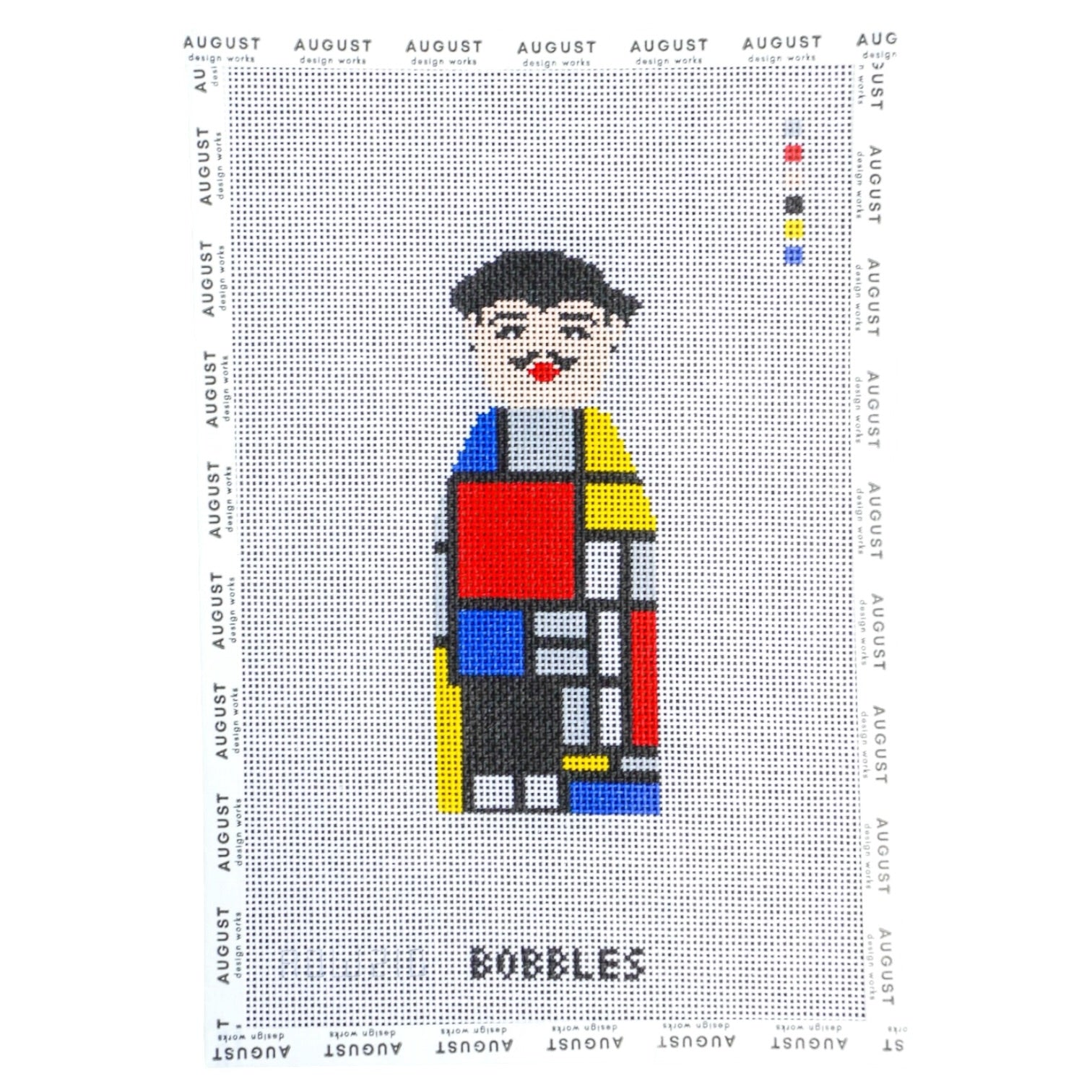 Mondrian Bobble - Needlepoint Canvas (Wholesale)