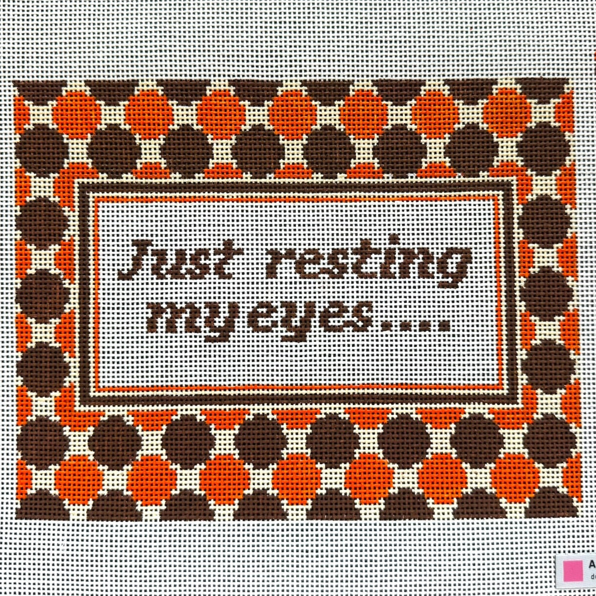 Just Resting My Eyes - Needlepoint Canvas (Wholesale)