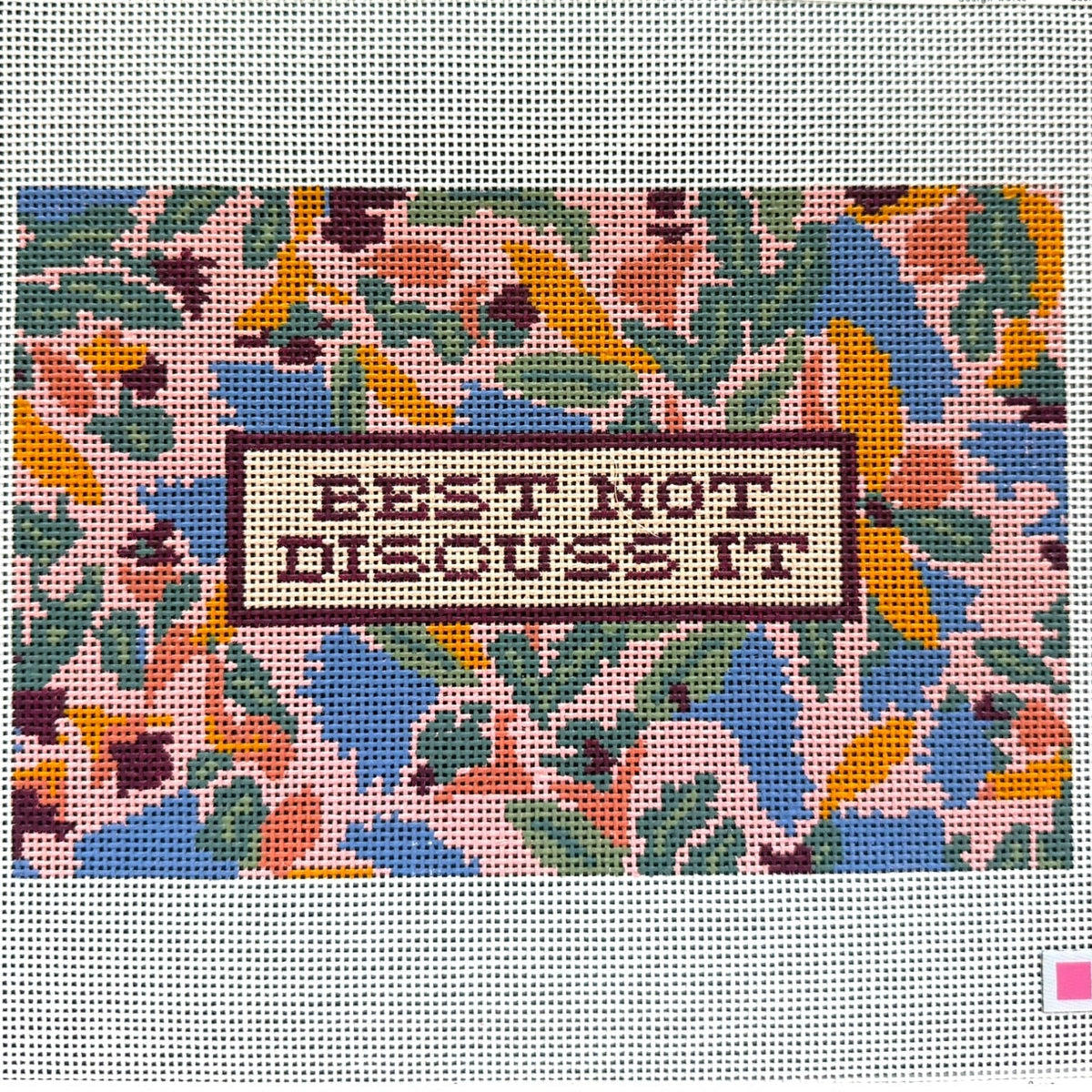 Best Not Discuss It - Needlepoint Canvas (Wholesale)
