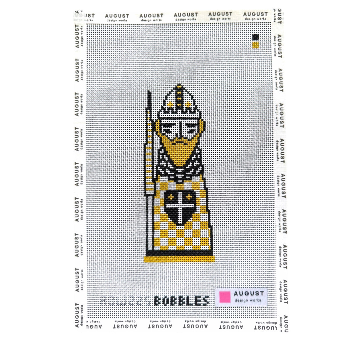 Knight Chess Piece Bobble® - Needlepoint Canvas (Wholesale)