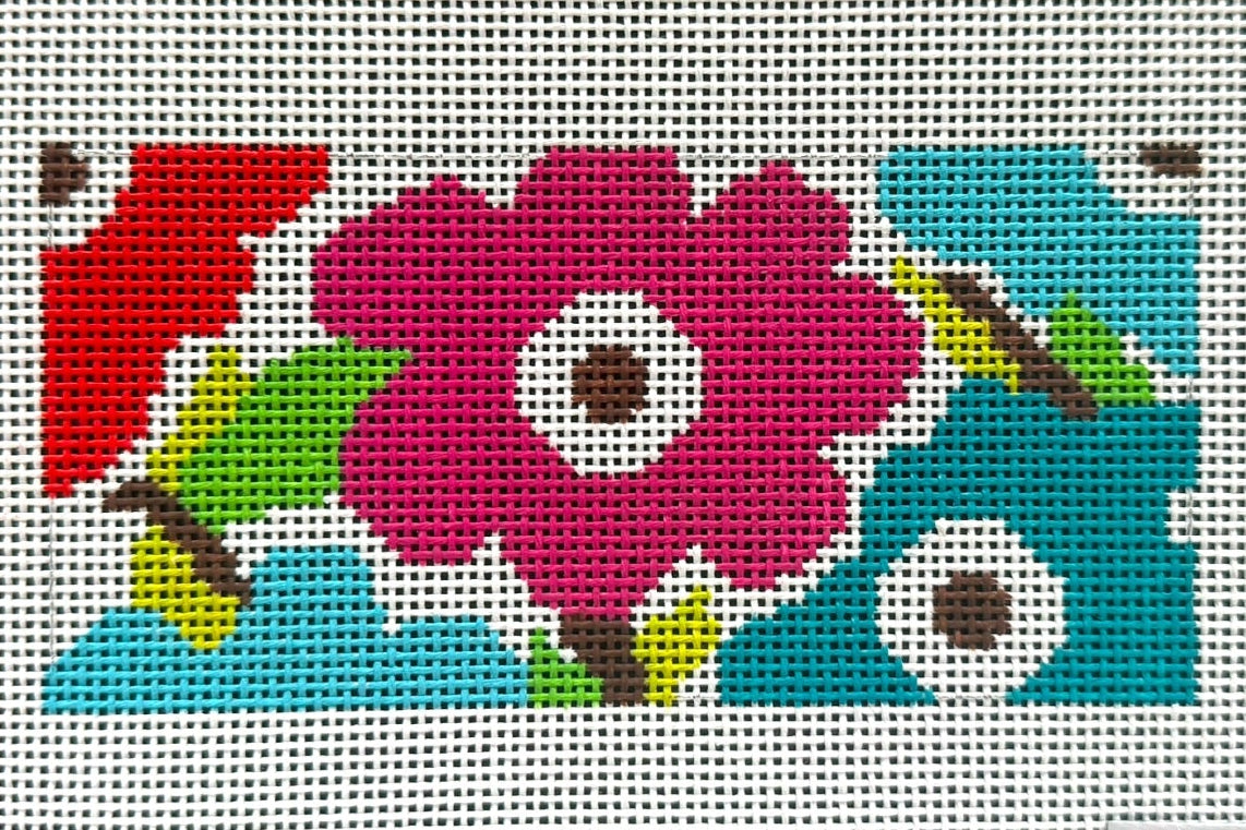 Scandi Pop Summer Flower - Needlepoint Canvas (Wholesale)