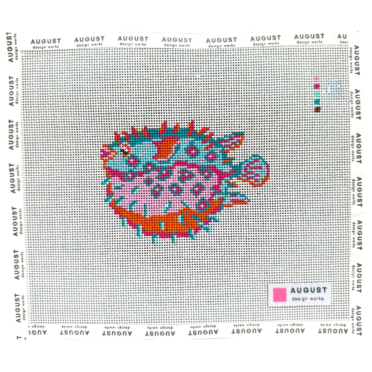 Pufferfish - Needlepoint Canvas (Wholesale)