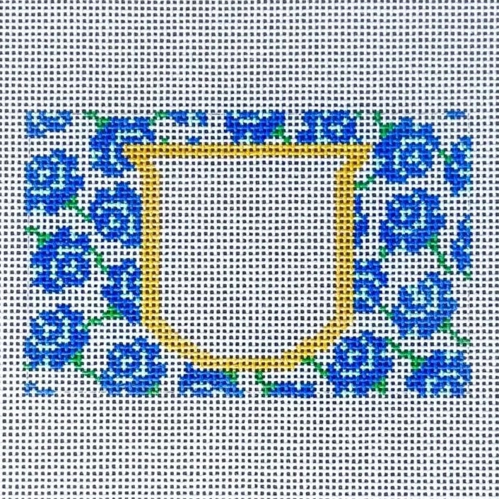 Floral Crest - Needlepoint Paperweight Kit (Wholesale)