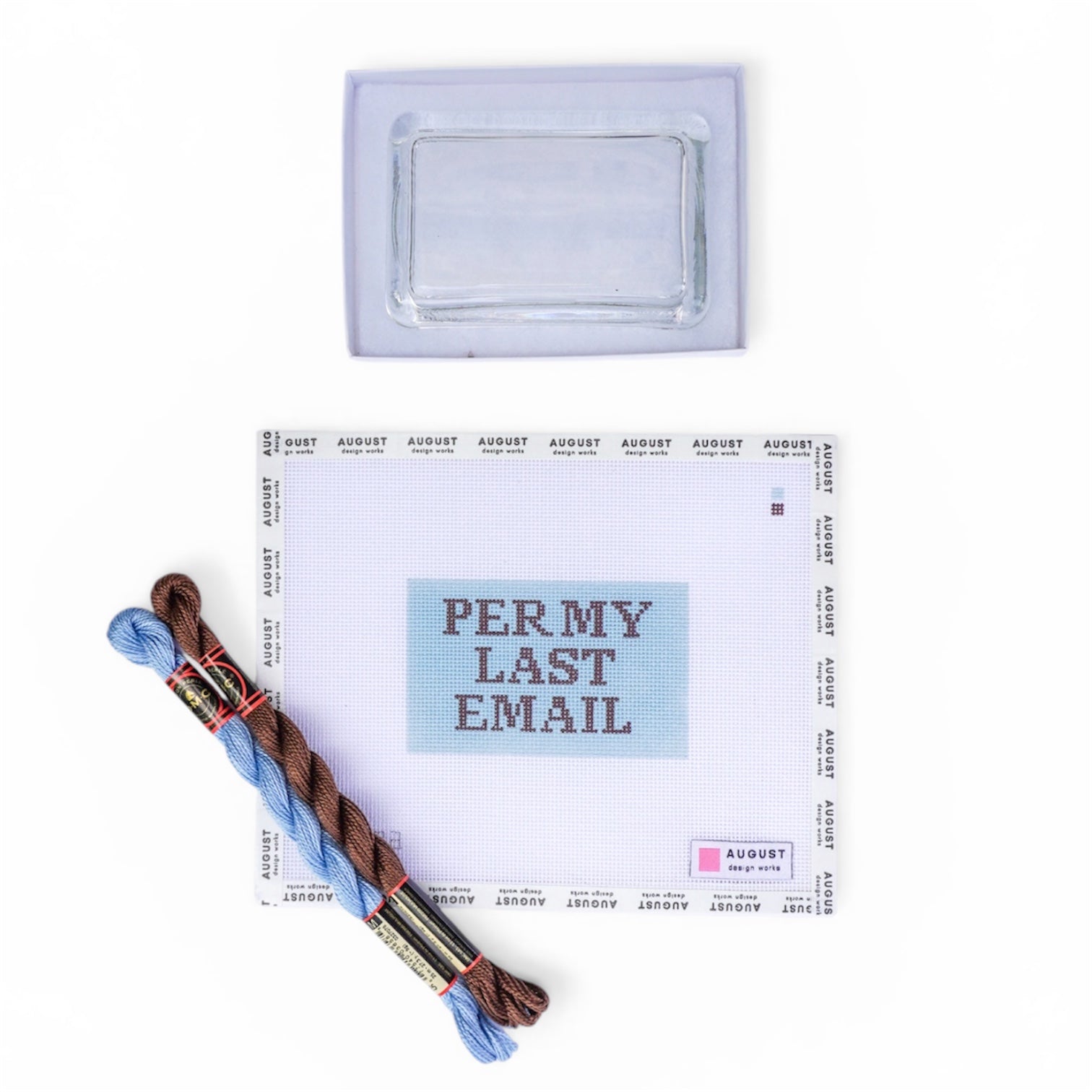 Per My Last Email - Needlepoint Paperweight Kit (Wholesale)