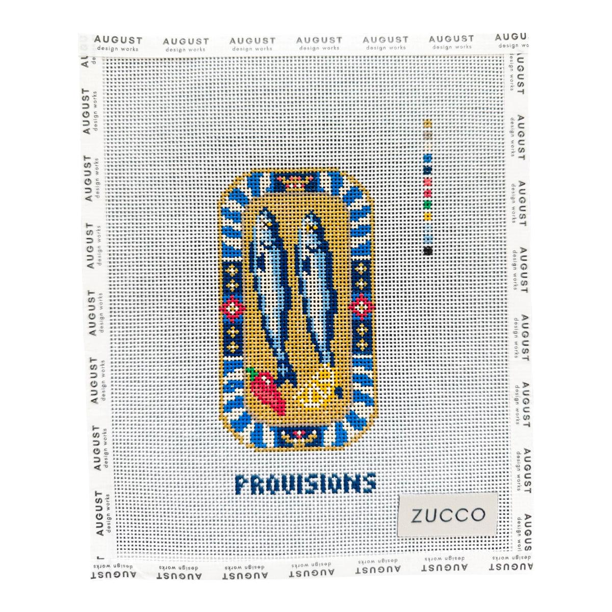 Sardines Provisions Tin - Needlepoint Canvas (Wholesale)