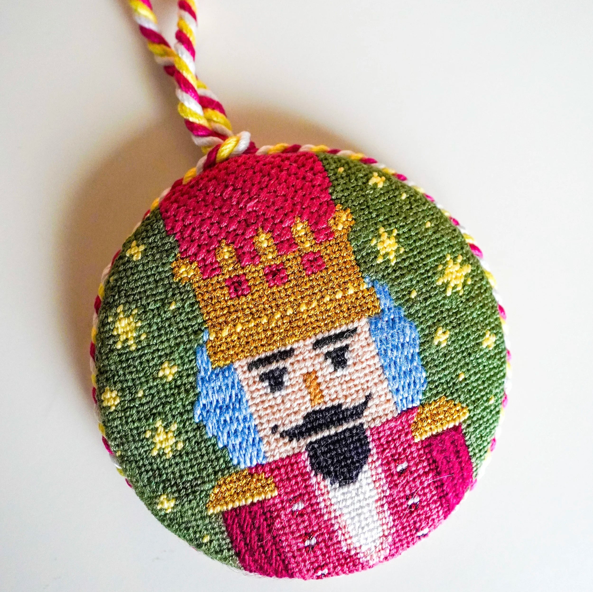 Santa Nutcracker - Needlepoint Canvas
