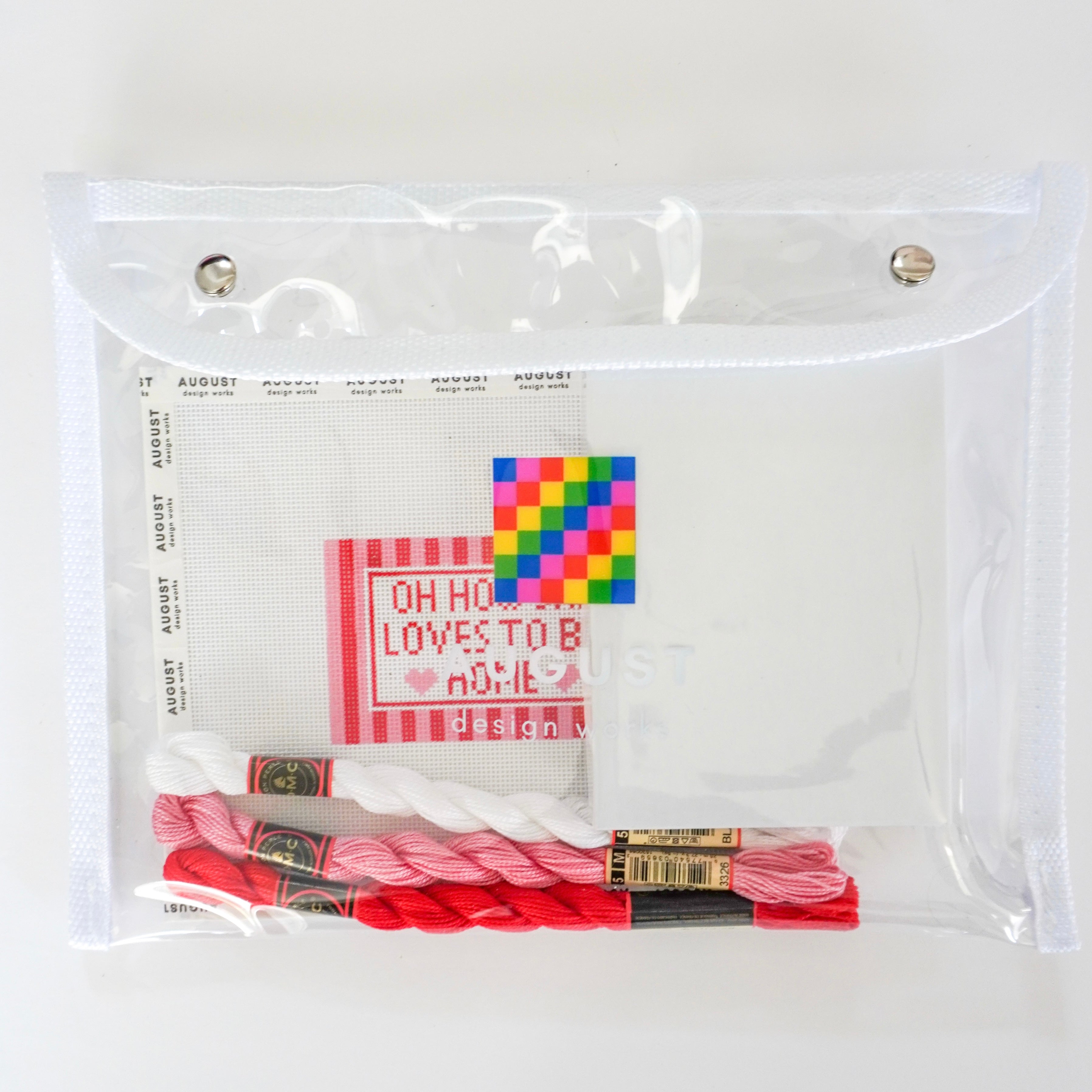 Oh How She Loves To Be Home - Needlepoint Paperweight Kit