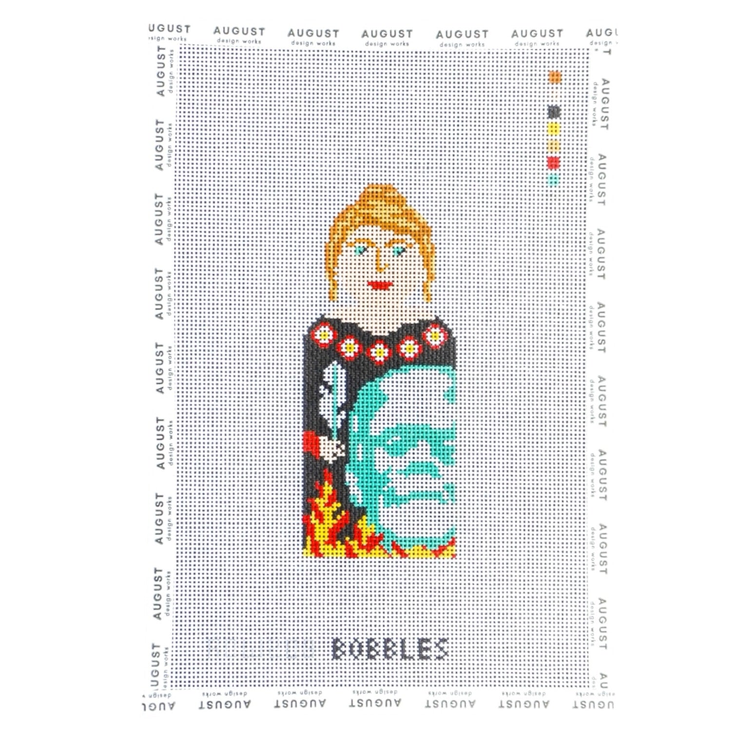 Mary Shelley Bobble - Needlepoint Canvas