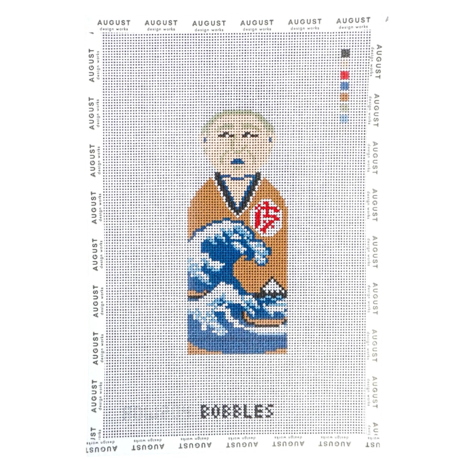 Hokusai Bobble - Needlepoint Canvas