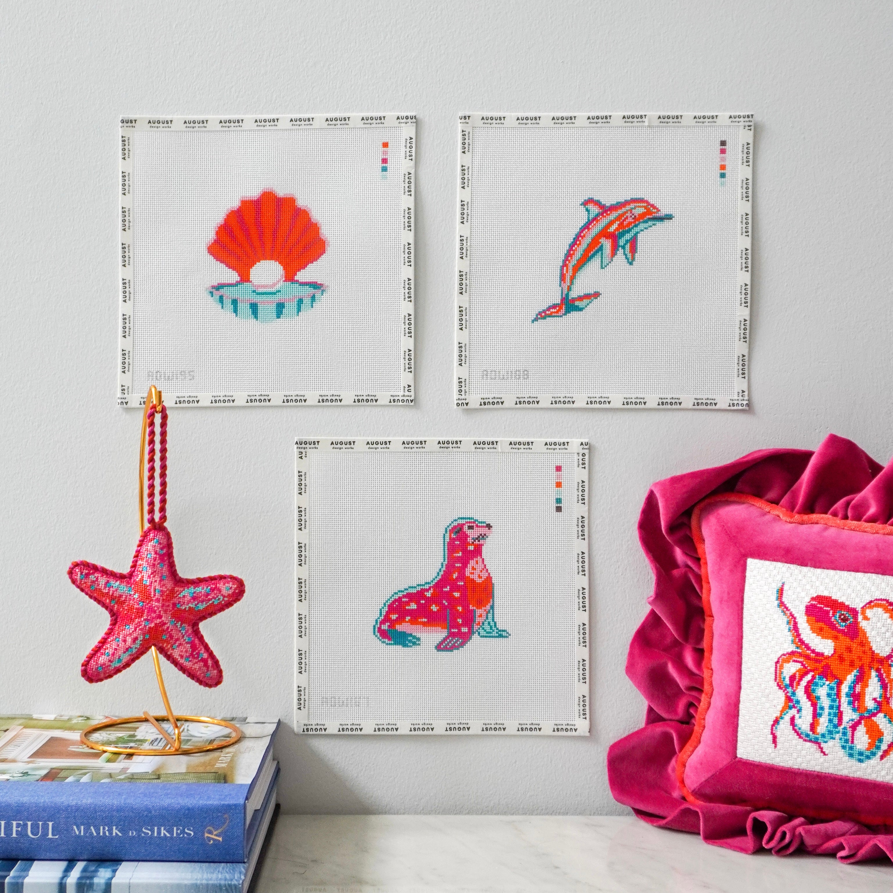 Dolphin - Needlepoint Canvas (Wholesale)