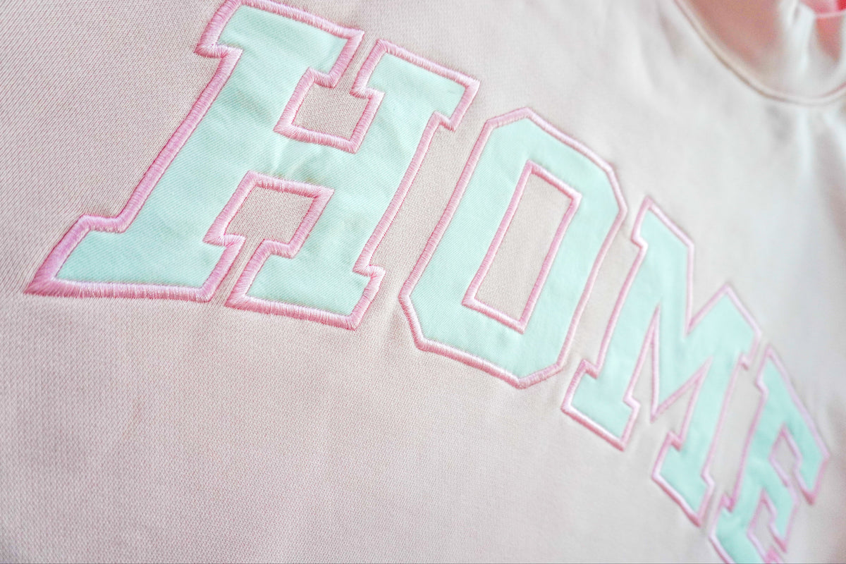Oh How She Loves To Be Home™ - Mockneck Sweatshirt