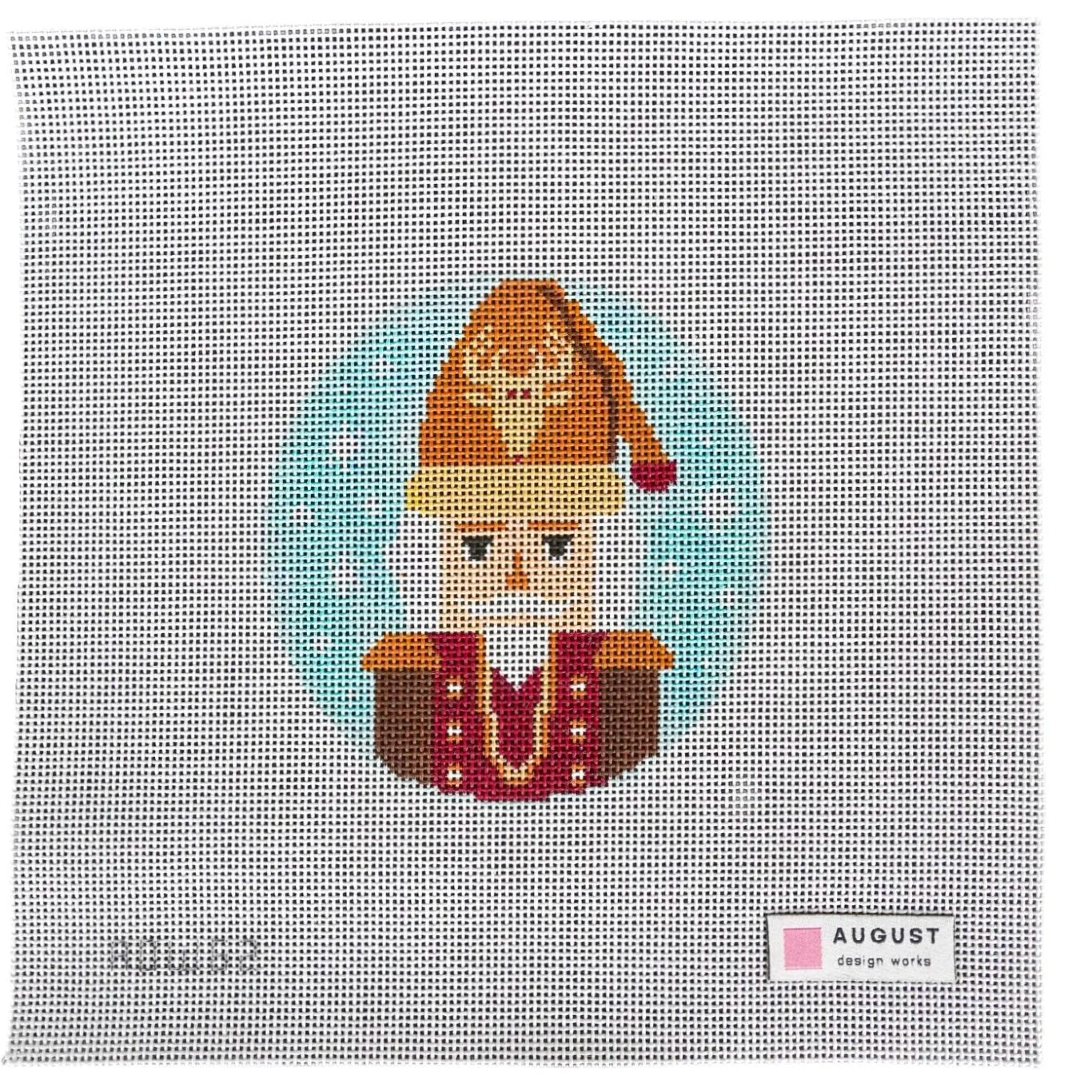 Santa Nutcracker - Needlepoint Canvas