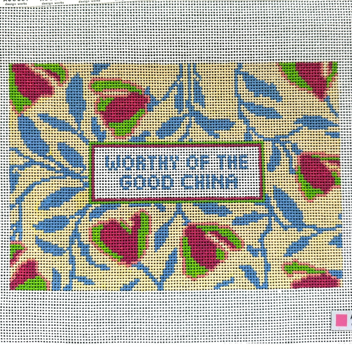 Worthy of the Good China - Needlepoint Canvas (Wholesale)
