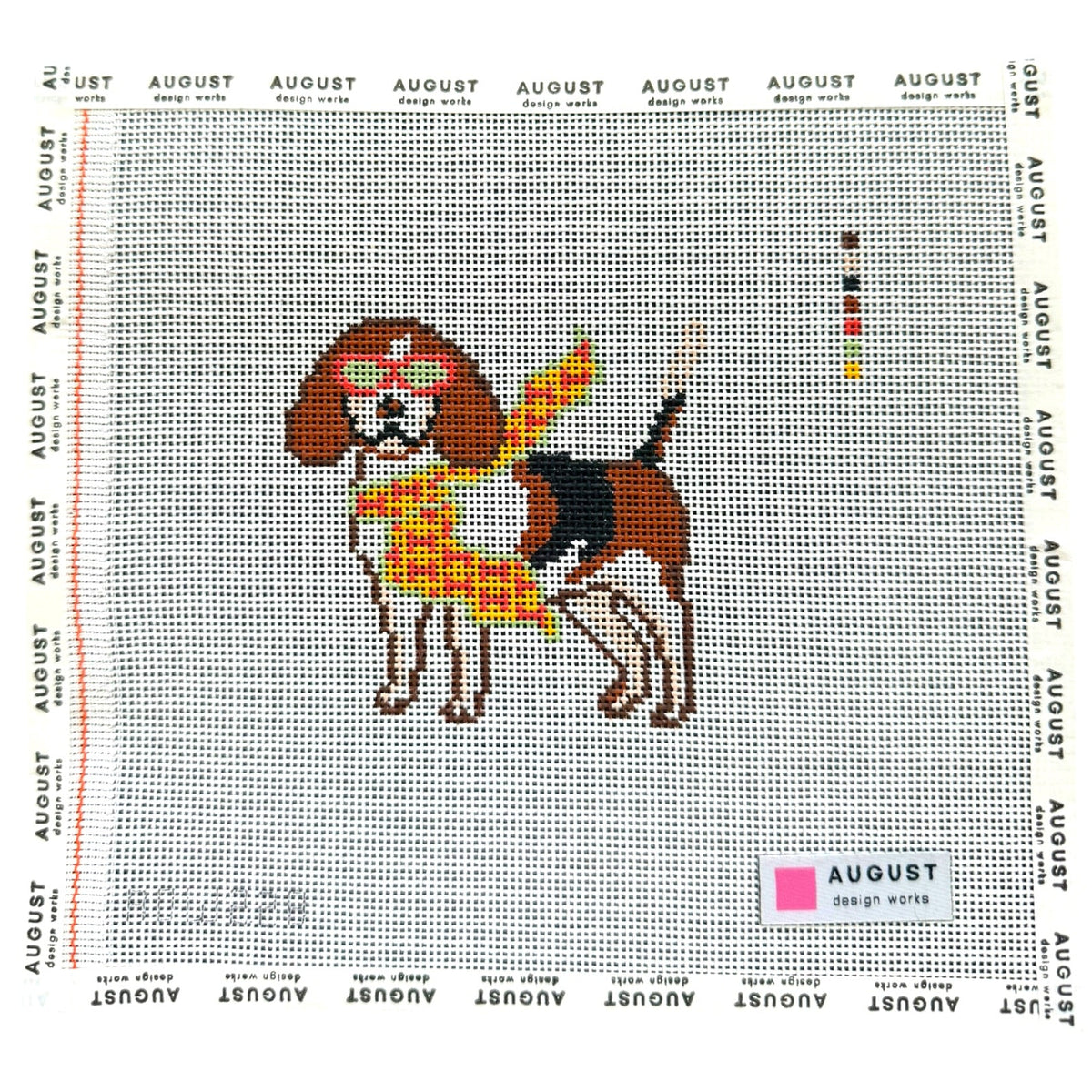 Bougie Beagle - Needlepoint Canvas (Wholesale)