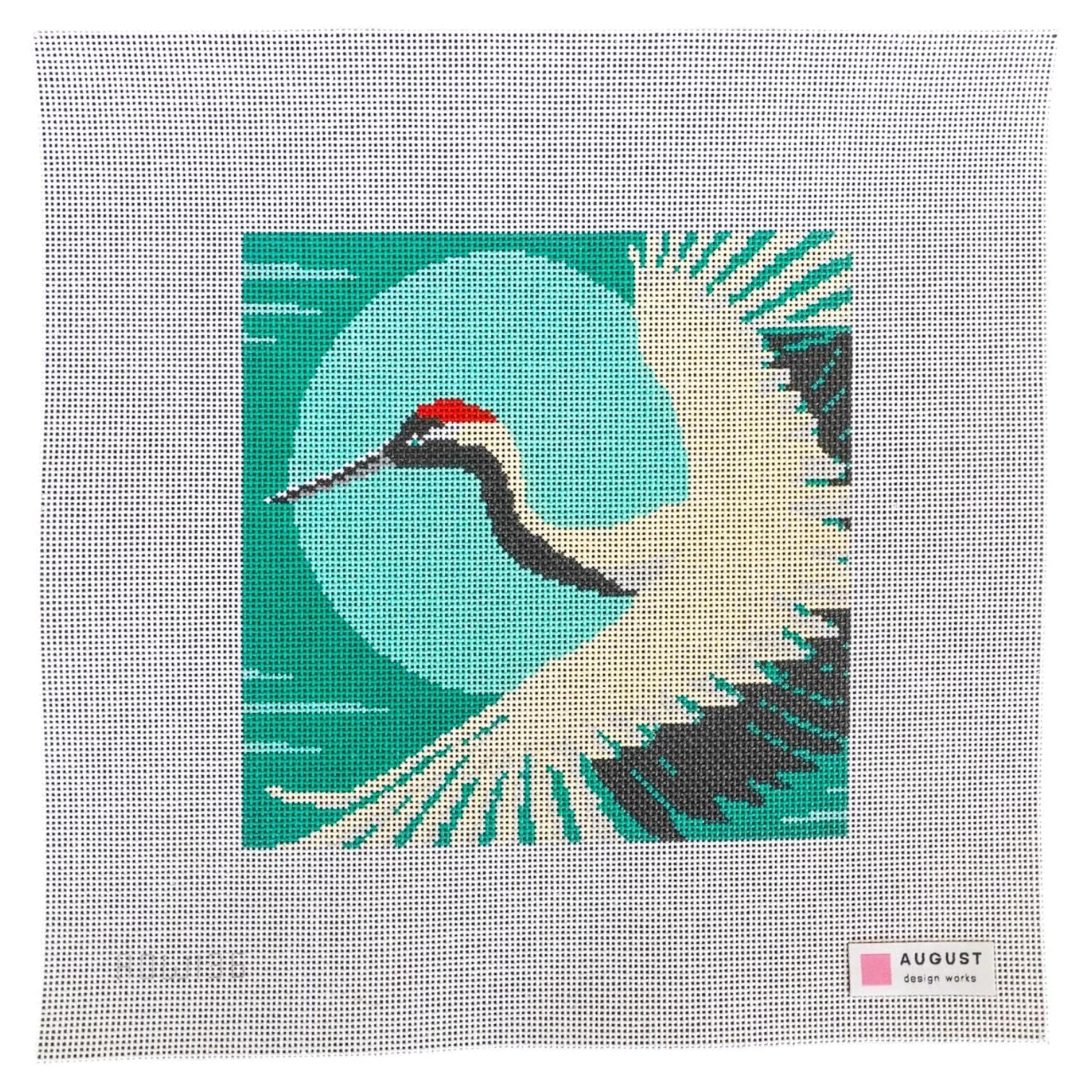 Red-Crowned Crane - Needlepoint Canvas (Wholesale)