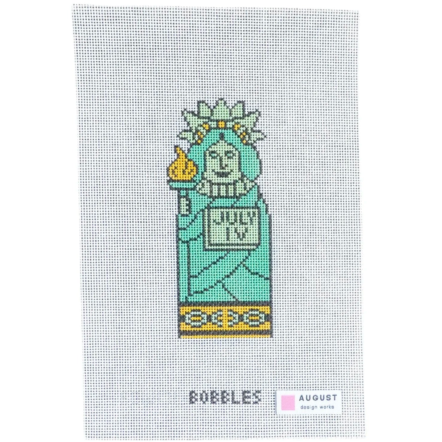 Statue of Liberty Bobble - Needlepoint Canvas