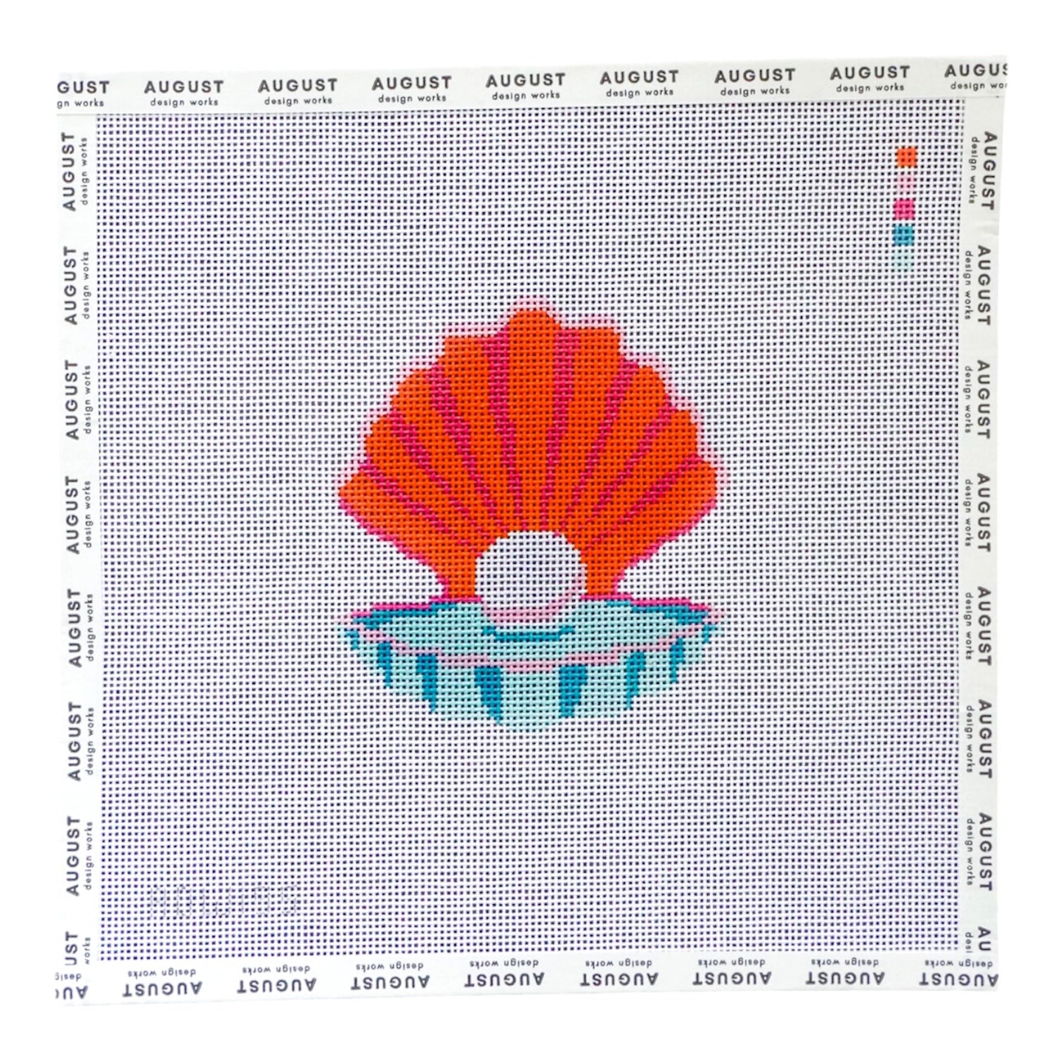 Pearl Shell - Needlepoint Canvas