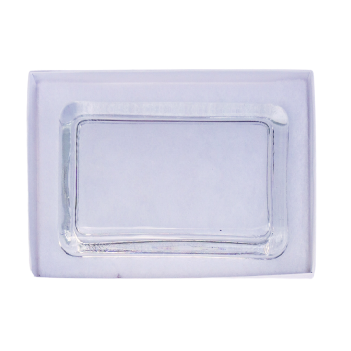Self-Finishing Glass Paperweight (Wholesale)